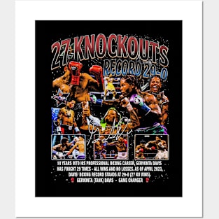 Gervonta Davis 27 K.O Posters and Art